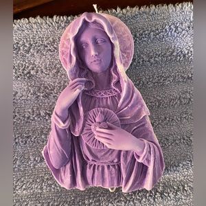 Virgin Mary candle